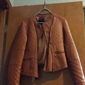 Xl brown leather jacket